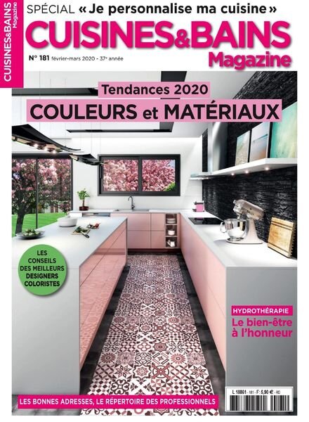 Cuisines & Bains Magazine – Fevrier-Mars 2020 Cover