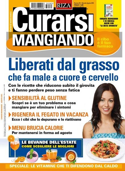 Curarsi Mangiando – Agosto 2015 Cover