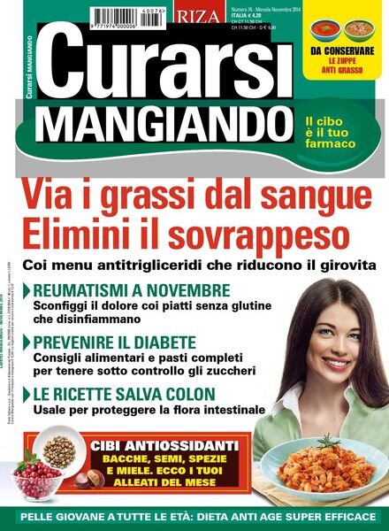 Curarsi Mangiando – Novembre 2014 Cover