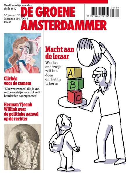 De Groene Amsterdammer – 31 januari 2020 Cover