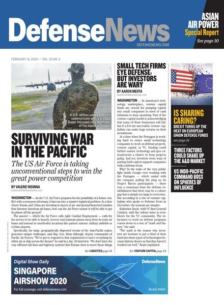 Defense News – 10 February 2020 Cover