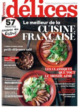 Delices de Femmes d’Aujourd’hui – Fevrier 2020