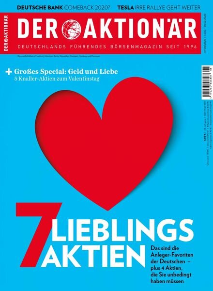 Der Aktionar – 13 Februar 2020 Cover