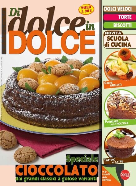 Di Dolce in Dolce – Novembre 2017 Cover