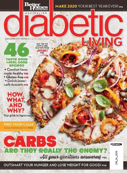 Diabetic Living Australia – March-April 2020 Cover