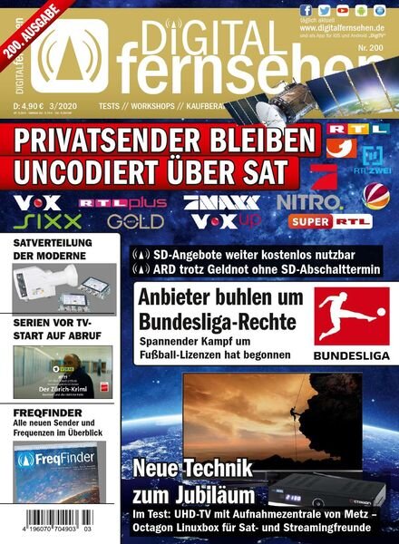 Digital Fernsehen – Marz 2020 Cover