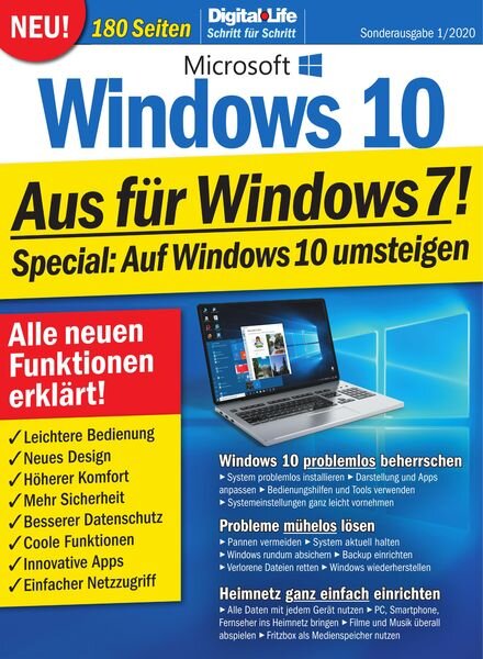 Digital Life – Windows 10 – Januar 2020 Cover
