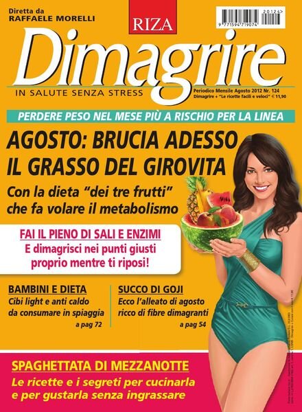 Dimagrire – Agosto 2012 Cover