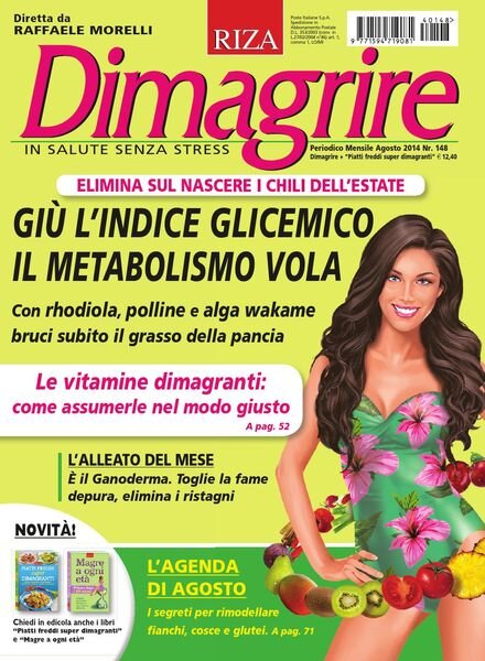 Dimagrire – Agosto 2014 Cover
