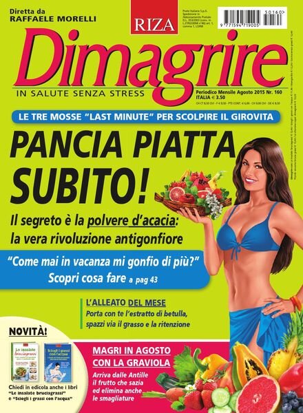 Dimagrire – Agosto 2015 Cover