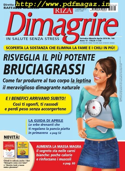 Dimagrire – Aprile 2014 Cover