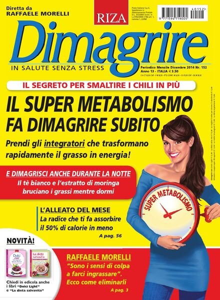 Dimagrire – Dicembre 2014 Cover