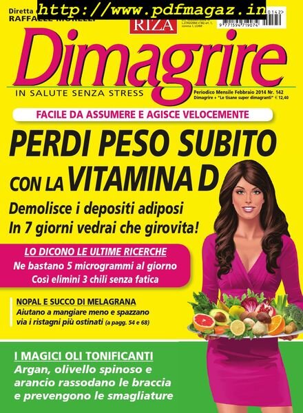 Dimagrire – Febbraio 2014 Cover