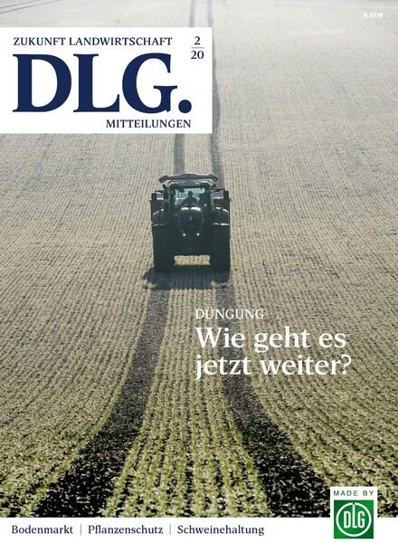 DLG Mitteilungen – Januar 2020 Cover