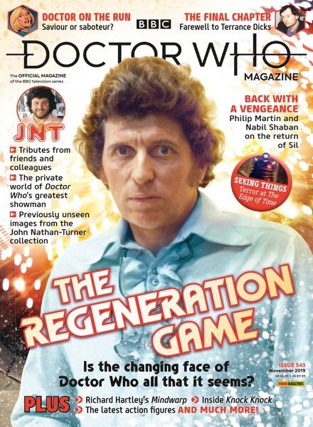 Doctor Who Magazine – Issue 543 – November 2019 Cover