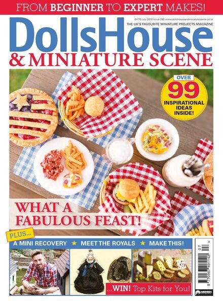 Dolls House & Miniature Scene – Issue 290 – July 2018 Cover