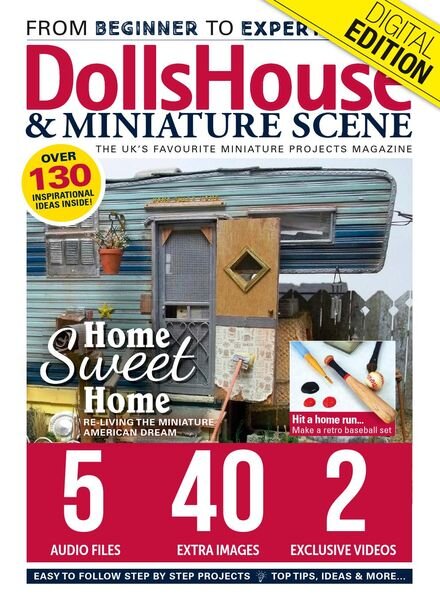 Dolls House & Miniature Scene – Issue 302 – July 2019 Cover