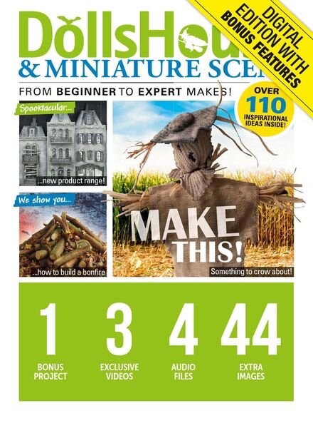 Dolls House & Miniature Scene – Issue 305 – October 2019 Cover