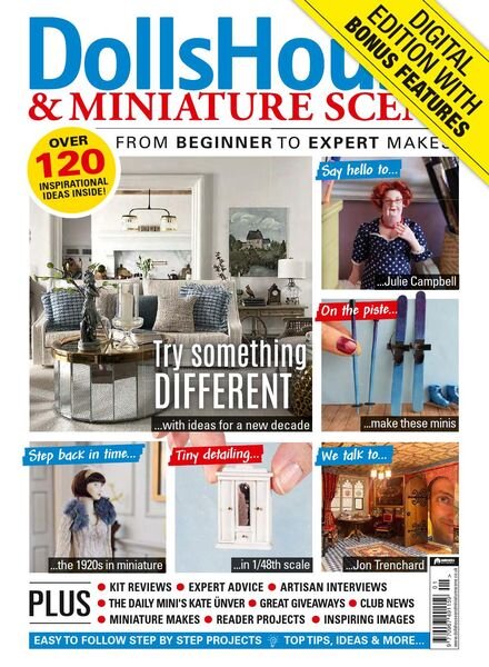 Dolls House & Miniature Scene – Issue 308 – January 2020 Cover