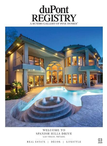 duPontREGISTRY Homes – March 2020 Cover