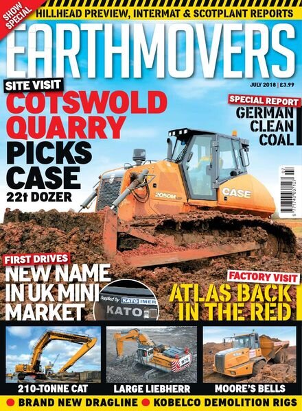 Earthmovers – July 2018 Cover