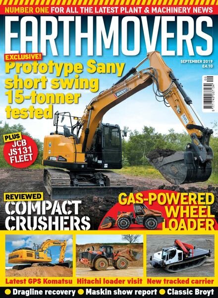 Earthmovers – September 2019 Cover