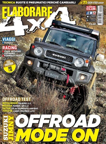 Elaborare 4×4 – Gennaio-Febbraio 2020 Cover