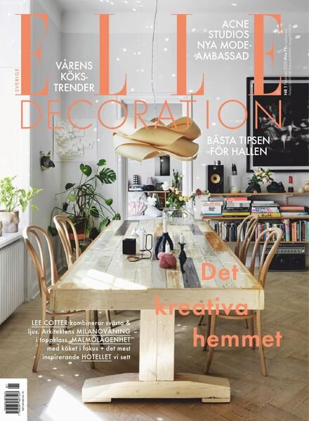 Elle Decoration Sweden – February 2020 Cover