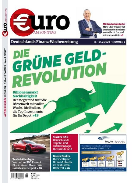Euro am Sonntag – 08 Februar 2020 Cover