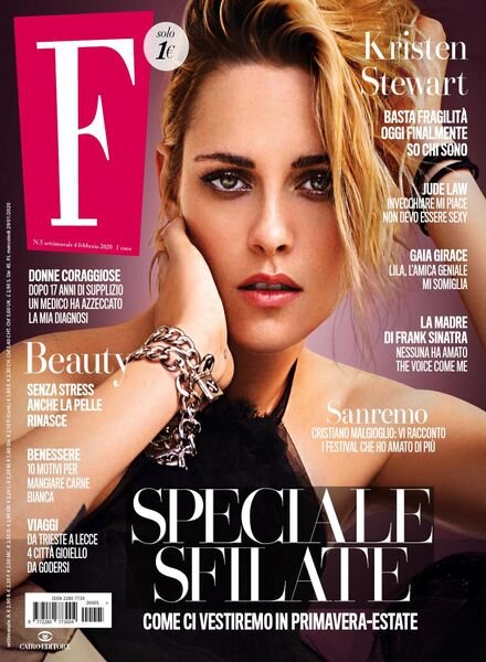 F – 4 Febbraio 2020 Cover