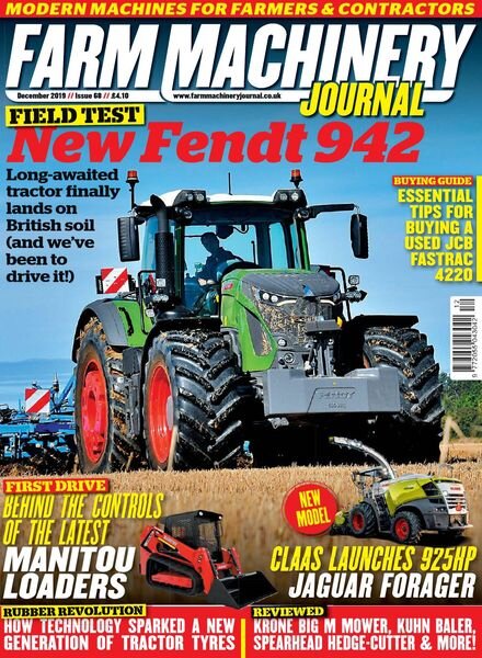 Farm Machinery Journal – December 2019 Cover