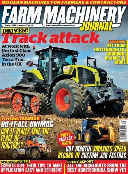 Farm Machinery Journal – January 2020 Cover