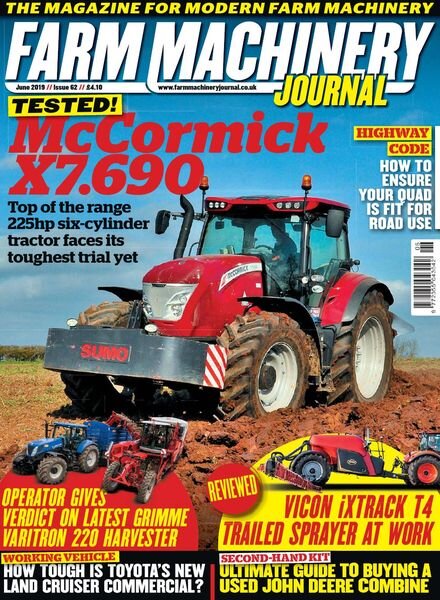 Farm Machinery Journal – June 2019 Cover