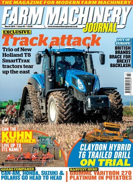Farm Machinery Journal – March 2019 Cover