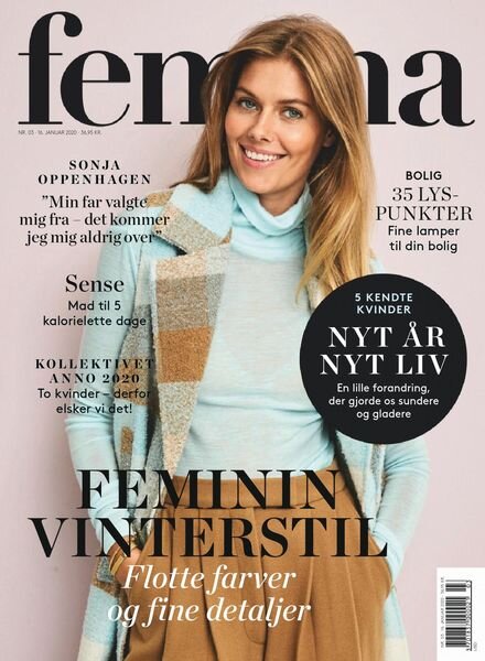 Femina Denmark – 16 January 2020 Cover