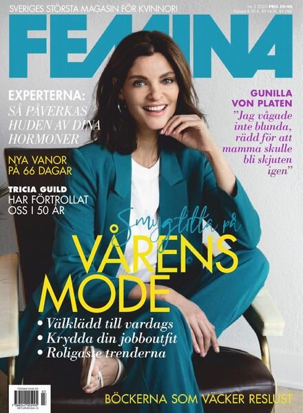 Femina Sweden – March 2020 Cover