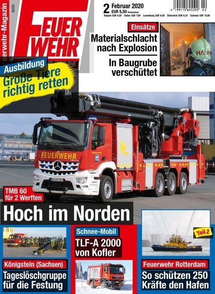 Feuerwehr-Magazin – Januar 2020 Cover