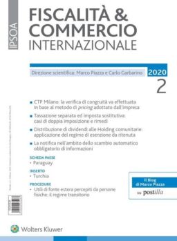 Fiscalita & Commercio Internazionale – Febbraio 2020