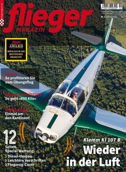 Fliegermagazin – Januar 2020 Cover