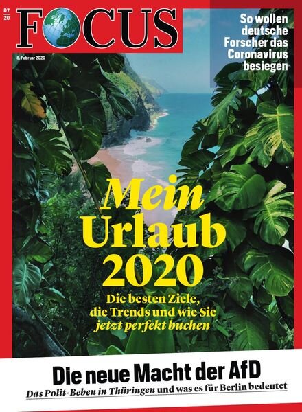 Focus – 8 Februar 2020 Cover