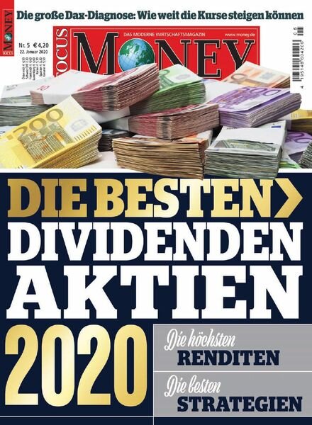 Focus Money – 22 Januar 2020 Cover