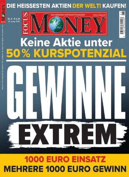 Focus Money – 29 Januar 2020 Cover