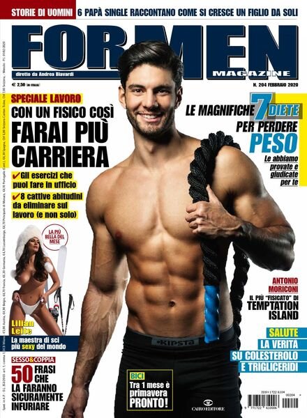 For Men Magazine – Febbraio 2020 Cover