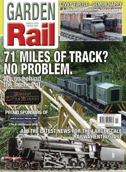 Garden Rail – Issue 283 – March 2018 Cover