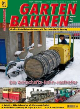 Gartenbahnen – Februar-April 2019