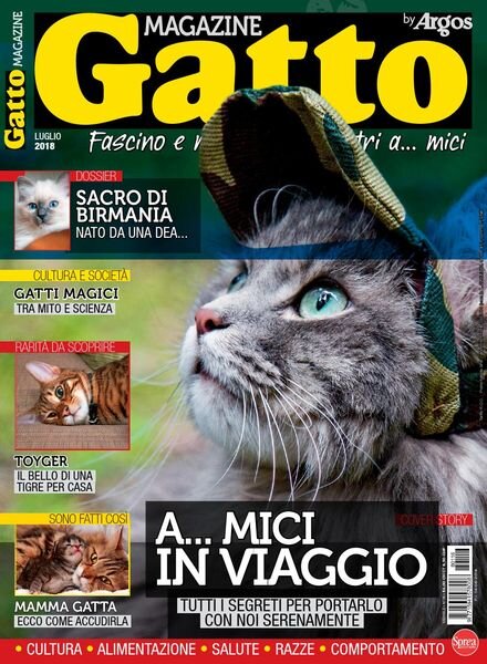 Gatto Magazine – Luglio 2018 Cover