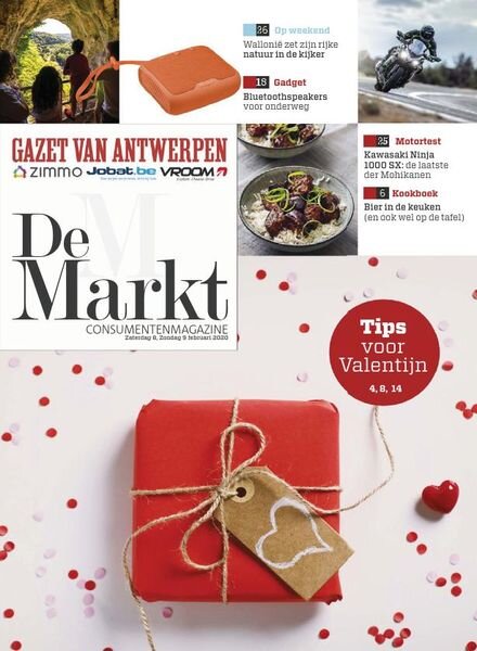Gazet van Antwerpen De Markt – 08 februari 2020 Cover