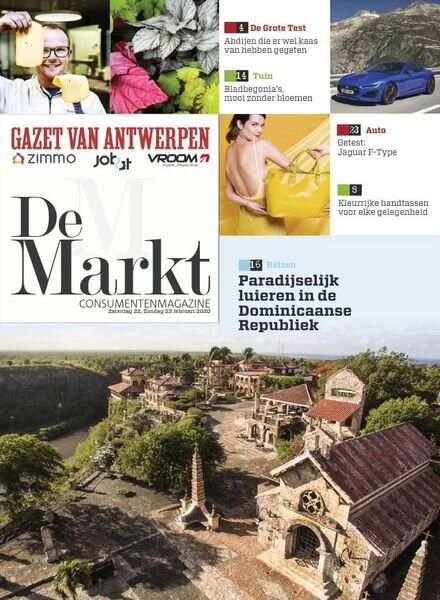 Gazet van Antwerpen De Markt – 22 februari 2020 Cover