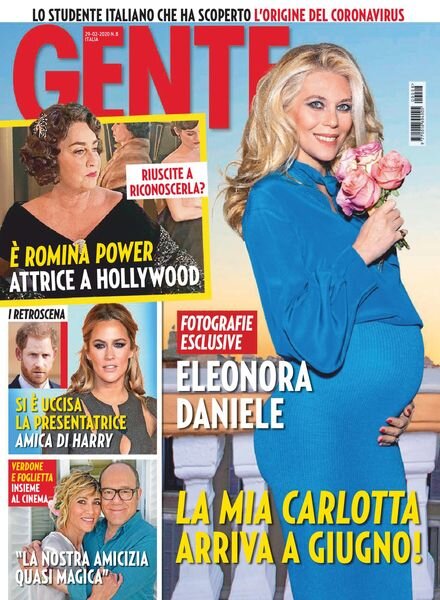 Gente Italia – 29 febbraio 2020 Cover