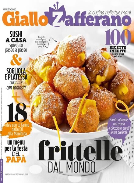 Giallo Zafferano – Marzo 2020 Cover